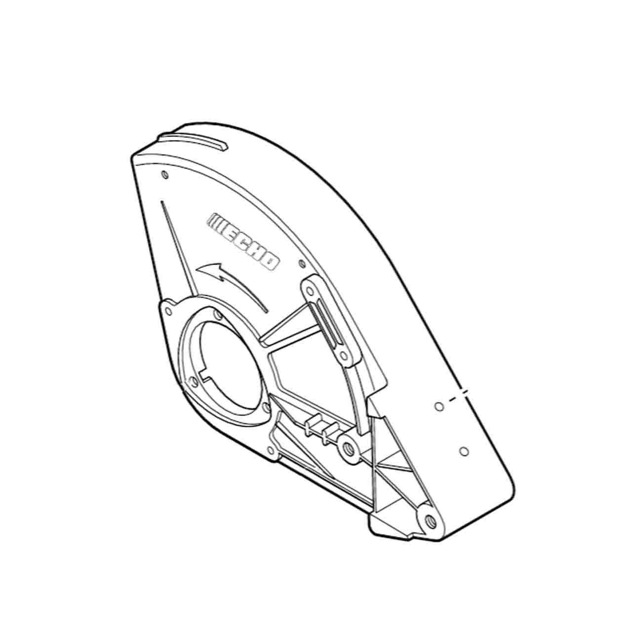 ECHO C550000123 - SHIELD BLADE | Genuine Part