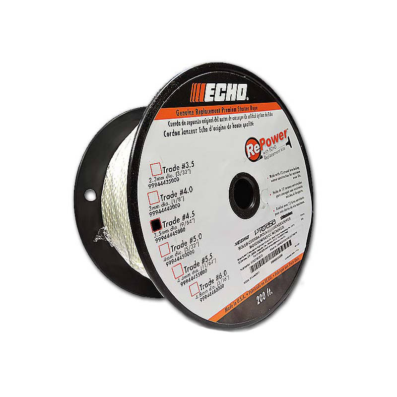 ECHO 99944445000 - #4.5 200FT 12 STRAND BULK ROPE | Genuine Part