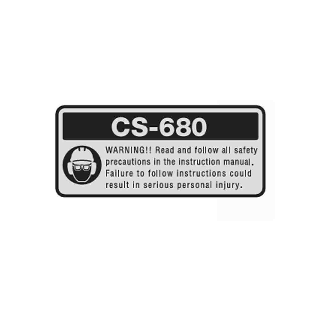 ECHO X503009550 - LABEL MODEL | Genuine Part