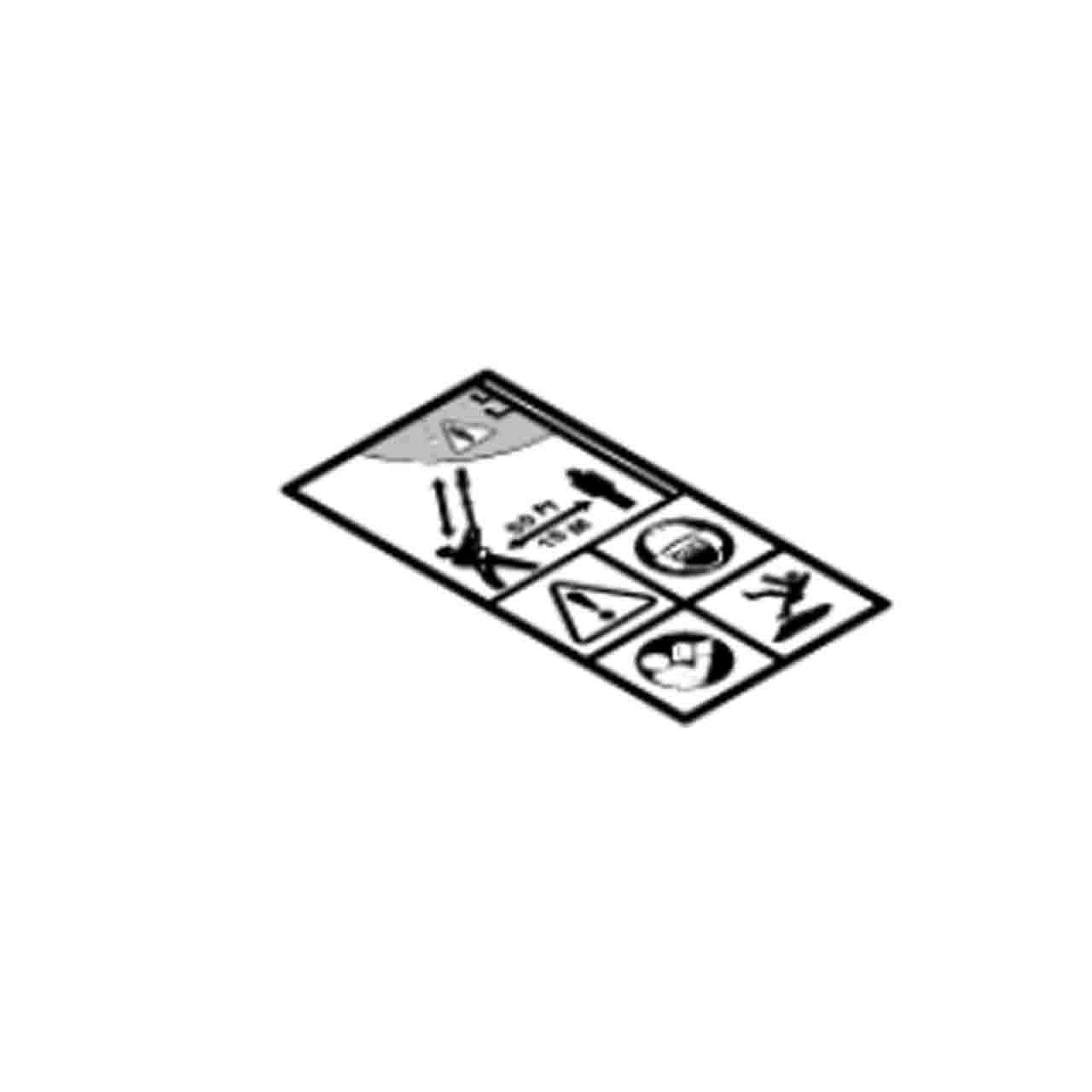 echoページ ECHO X505001822 - LABEL CAUTION | Genuine Part