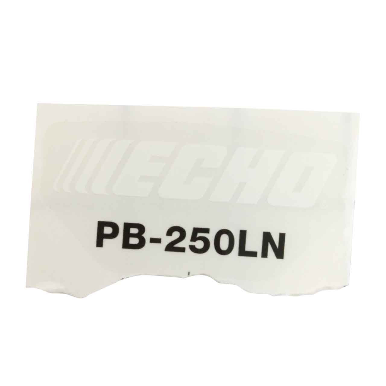 ECHO X547002230 - LABEL MODEL PB-250LN | Genuine Part