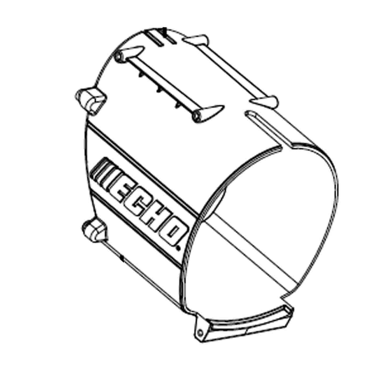 ECHO 203482001 - INLET HOUSING CBL | Genuine Part