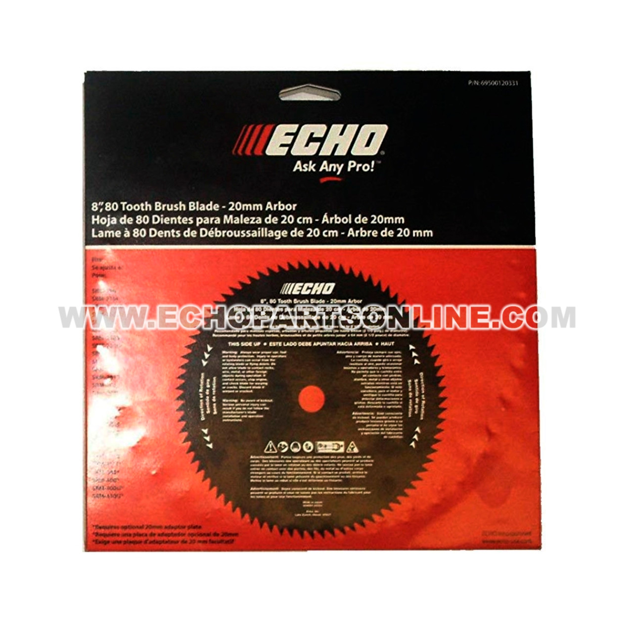 echo brush cutter blade conversion kit