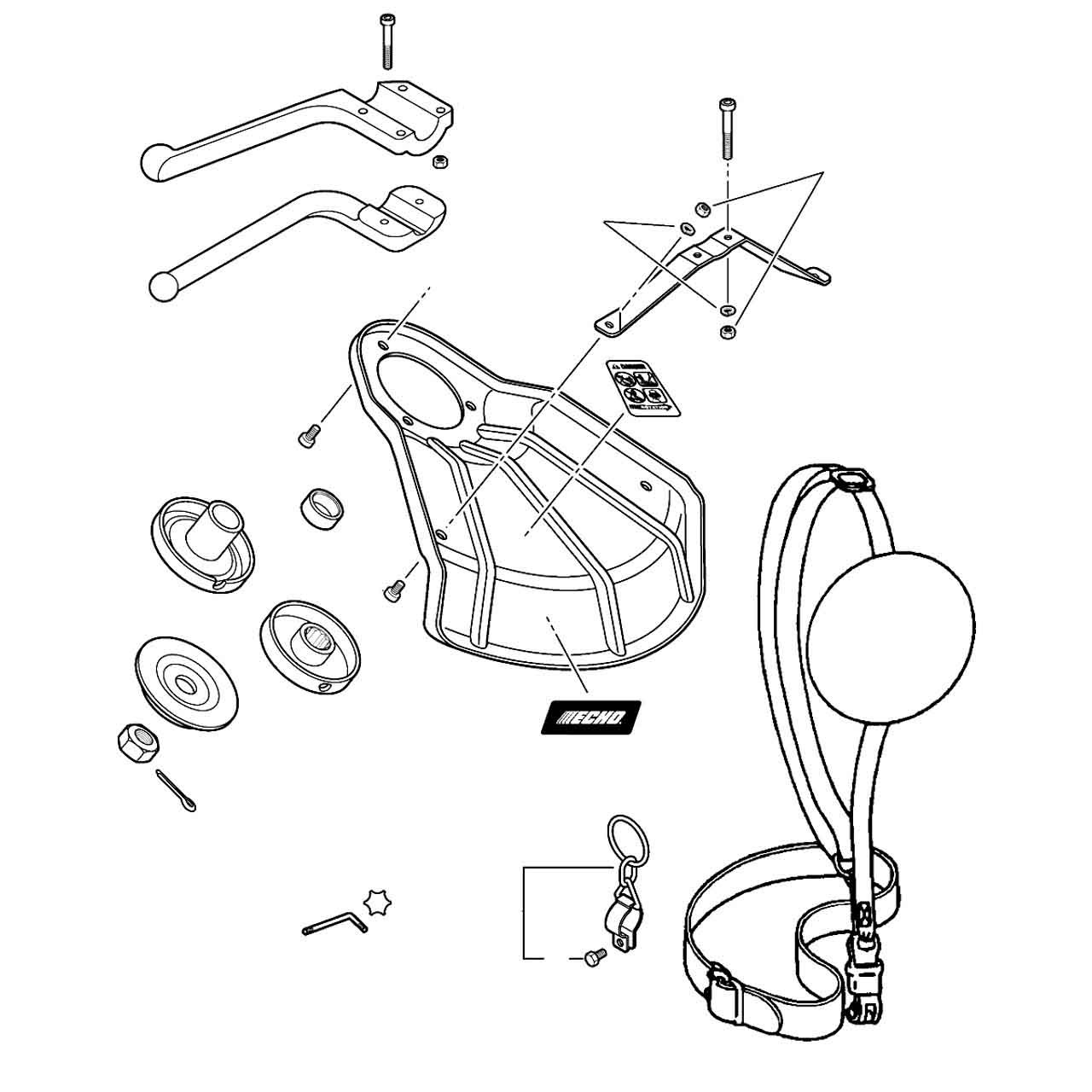 Echo 99944200422 SRM-230 Brush Cutter Kit OEM | Genuine Part