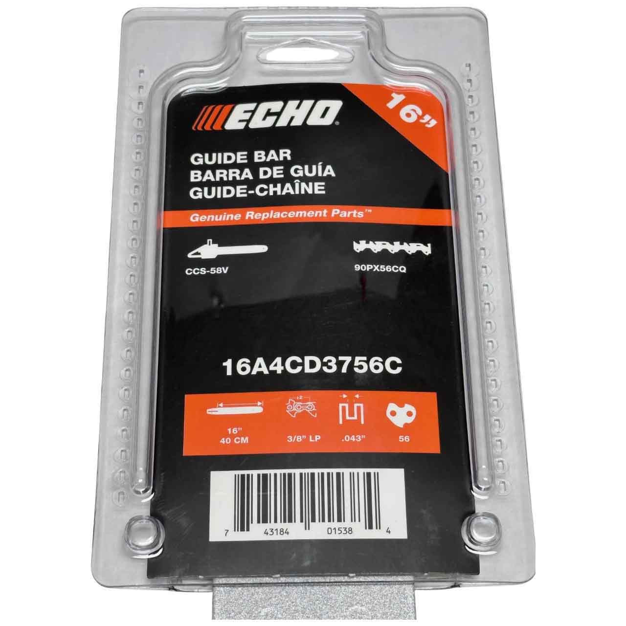 ECHO 16A4CD3756C GUIDE BAR-Genuine part