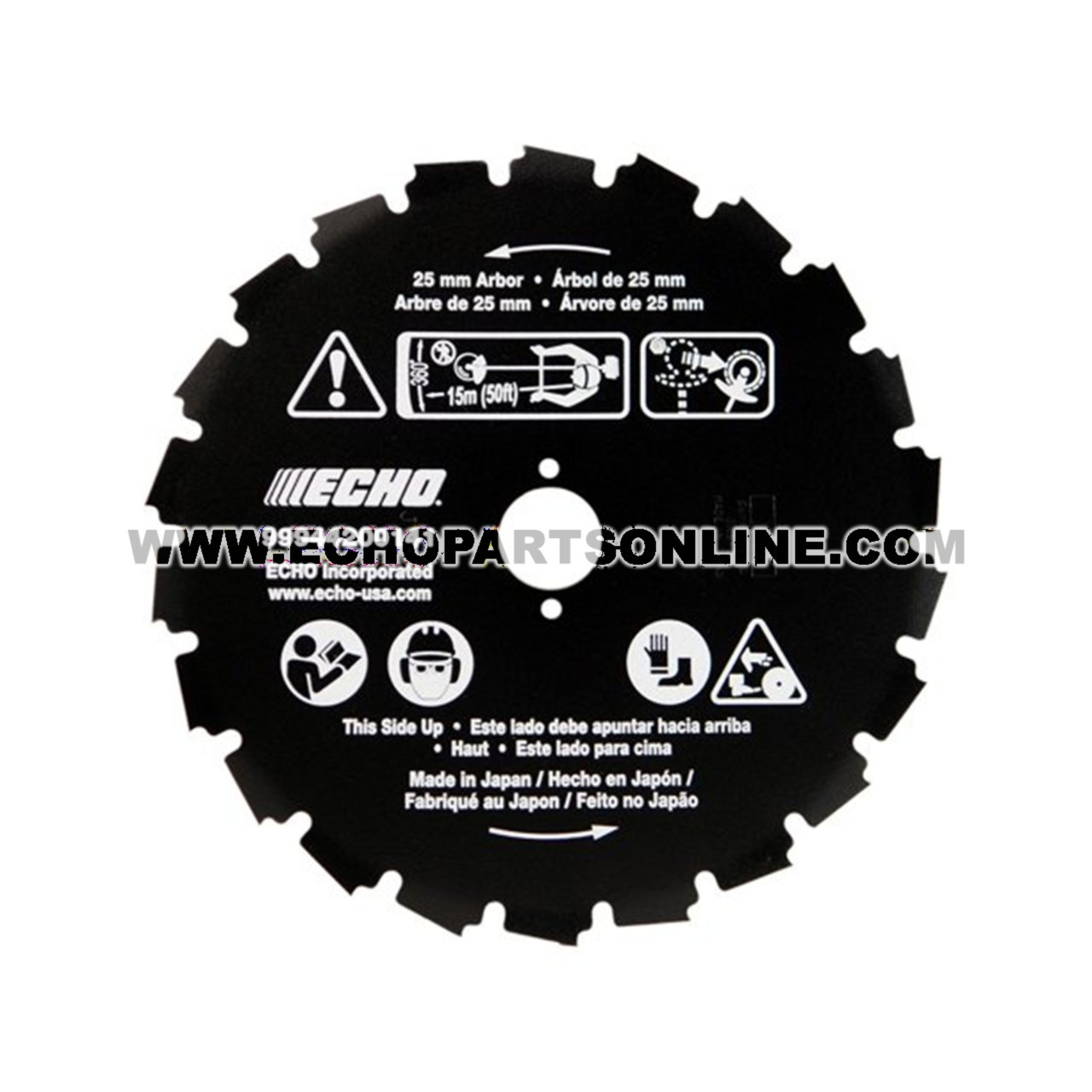OSG  EXMLΦ20×165×100×20 (４刃) ECHO 99944200131 - 22-TOOTH CLEARING SAW BLADE 8