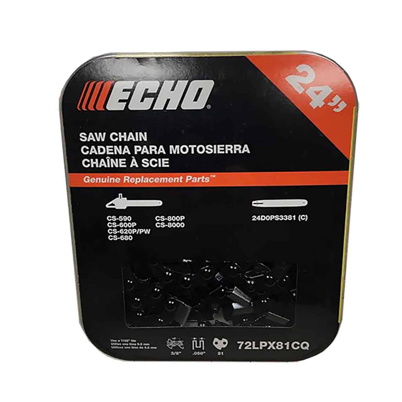 Echo CS 590 Chain 72LPX81CQ 24 in | Genuine Part
