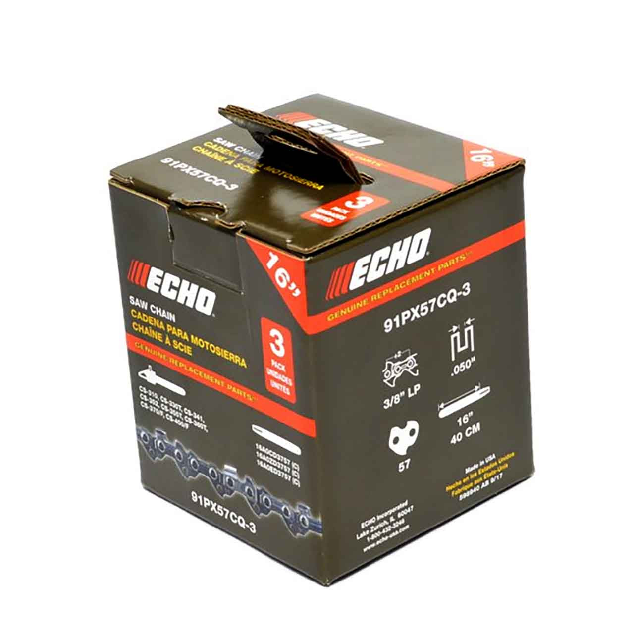 ECHO 91PX57CQ-3 3 CHAINS FOR THE PRICE OF 2-Genuine part