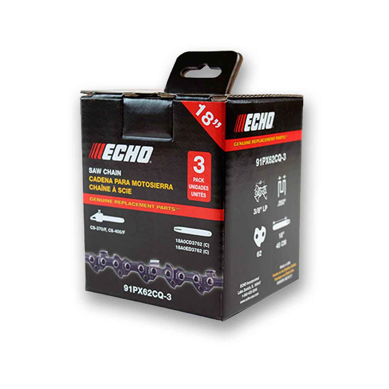 ECHO 91PX62CQ-3 3 CHAINS FOR THE PRICE OF 2-Genuine part