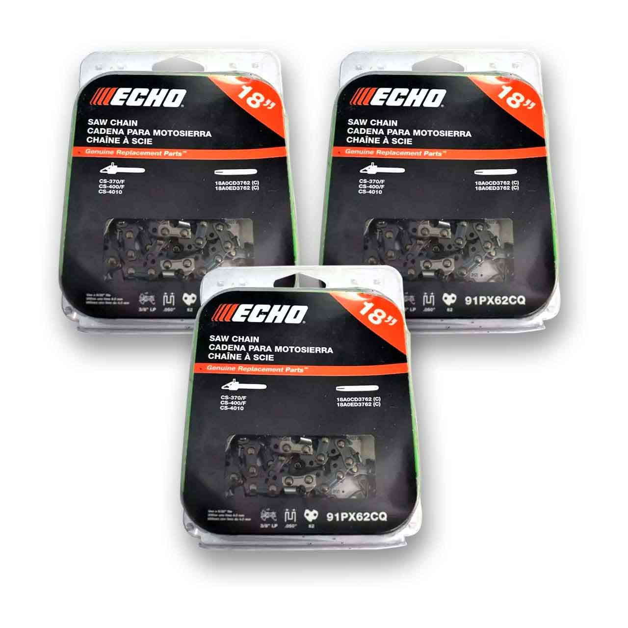 ECHO 91PX62CQ-3 3 CHAINS FOR THE PRICE OF 2-Genuine part