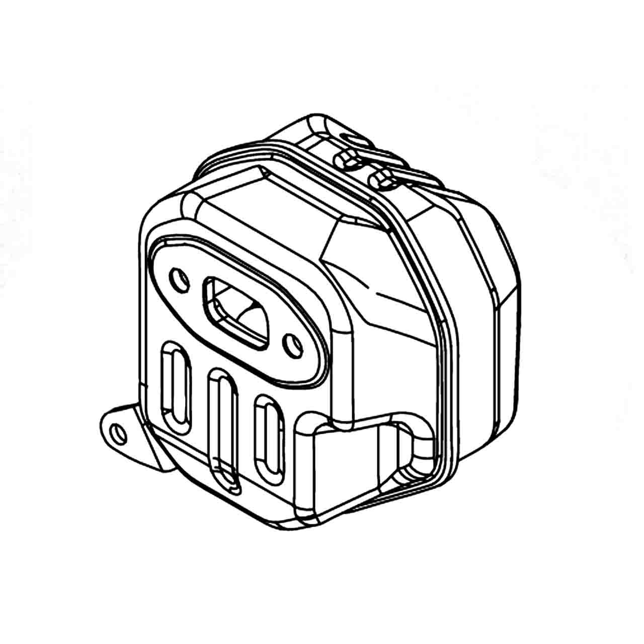 ECHO A300001850 - MUFFLER EXHAUST | Genuine Part