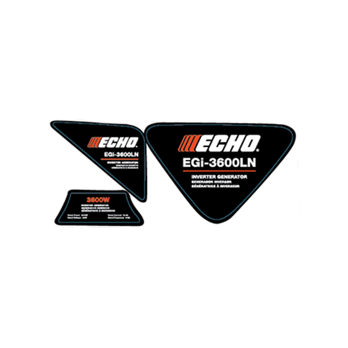 エコロインターナショナル ECHO YH653000800 - SET EGI-3600LN LABEL | Genuine Part