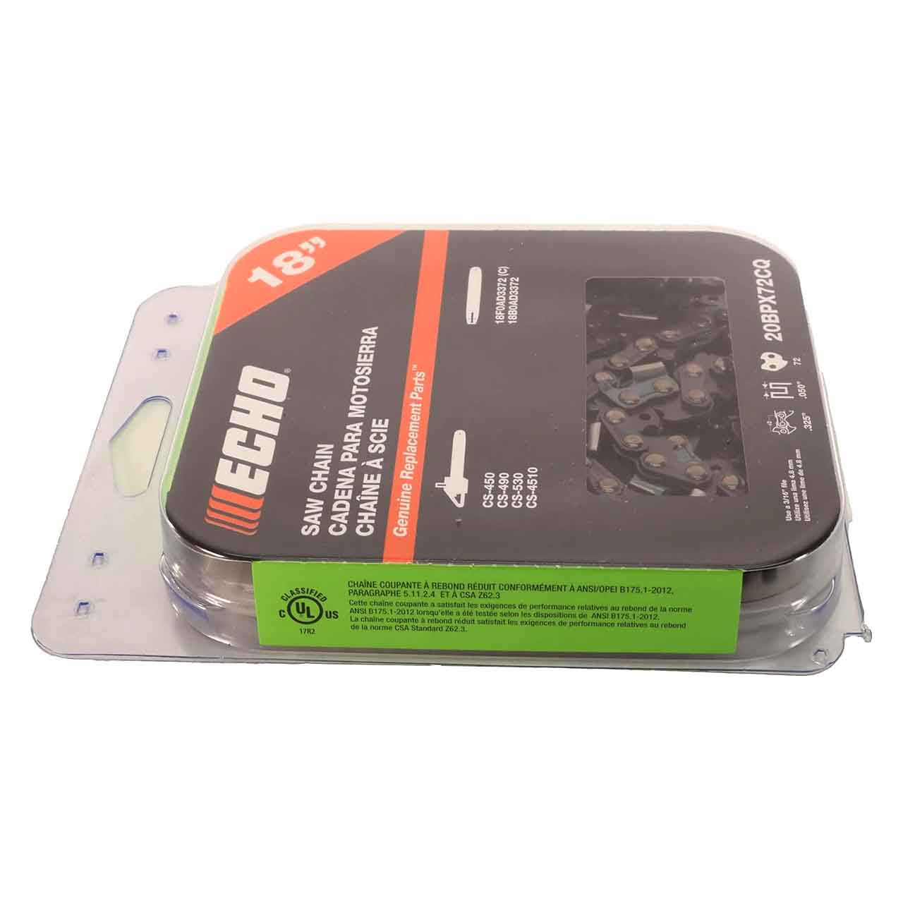 3-Pack 18 Semi Chisel Saw Chain for Tanaka ECS-400