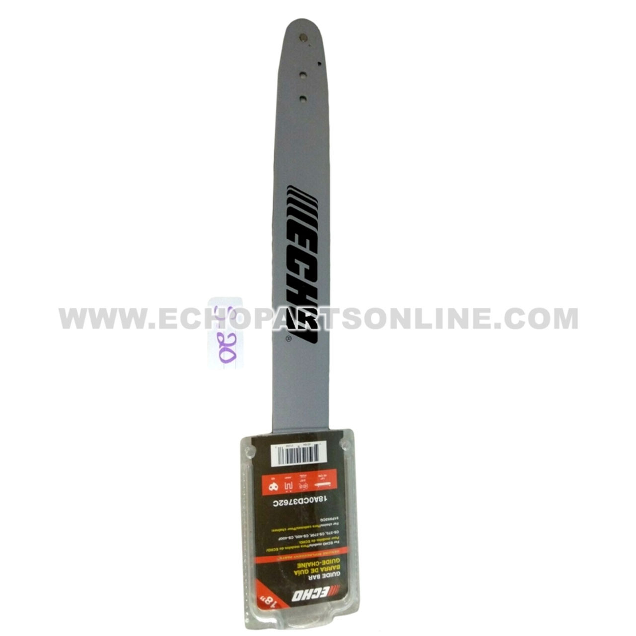 Echo CS-400 Bar & Chain Combo 18A0CD3762C and 91PX62CQ OEM