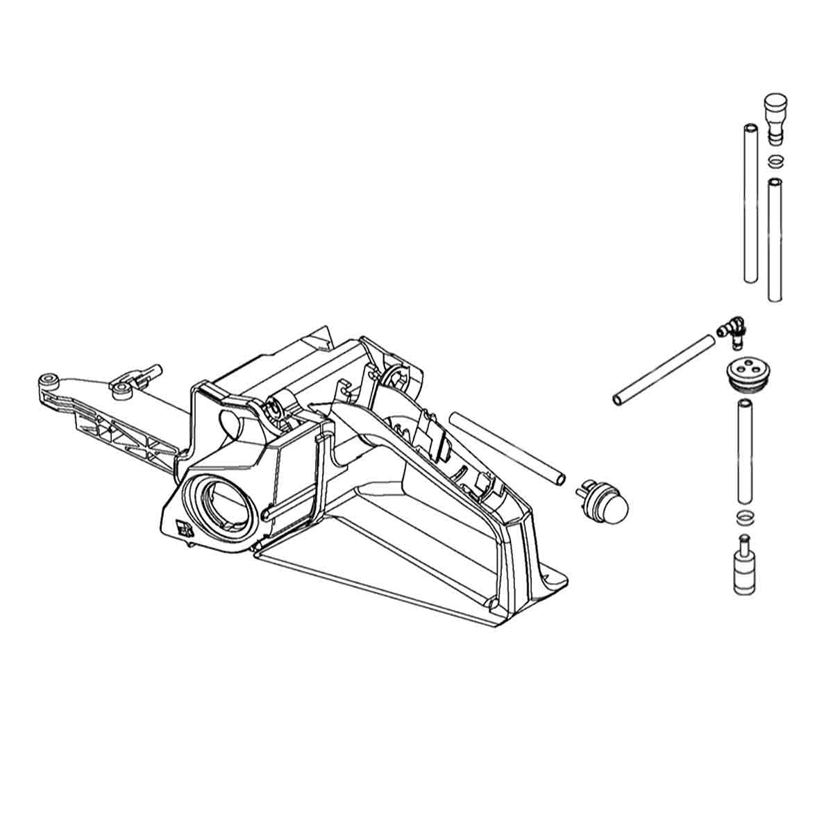 echowu1110ページ ECHO P021054330 - HANDLE ASSY REAR | Genuine Part