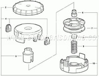 Parts lookup Echo GT-225 Trimmer Head 21560056 diagram