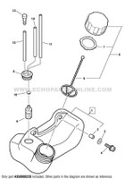 Parts lookup Echo SRM 210 Gas Tank A350000220 Diagram