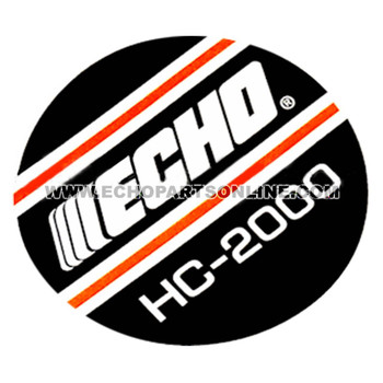 ECHO 89011207761 - LABEL MODEL HC-2000