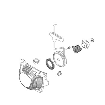 ECHO P100006340 - STARTER ASSY (CS-8000) | Genuine Part