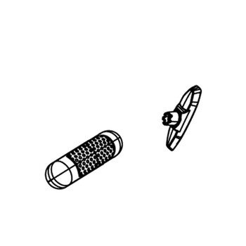 YH466000420 HANDLE STARTER ROPE ECHO Genuine OEM Part
