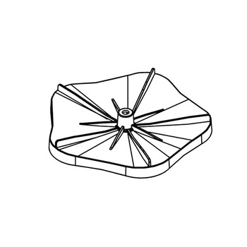 C627000220 PLATE SPREADER ECHO Genuine OEM Part