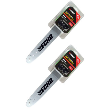 12A0CD91PX - 12 IN. BAR & CHAIN COMBO PACK BY ECHO - CHAIN: 91PX45CQ , BAR: 12A0CD3745C  - 2 PACK