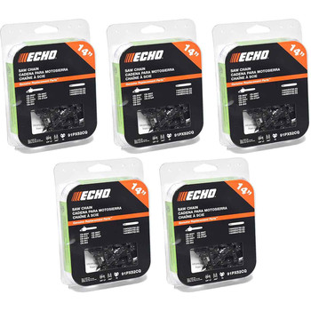 CHAINSAW CHAIN BY ECHO  91PX AdvanceCut,  PITCH 3/8" LP, 14" BAR, 0.050" GAUGE, 52 DL  PK5