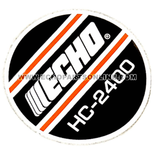 ECHO 89011208961 - LABEL MODEL HC-2400