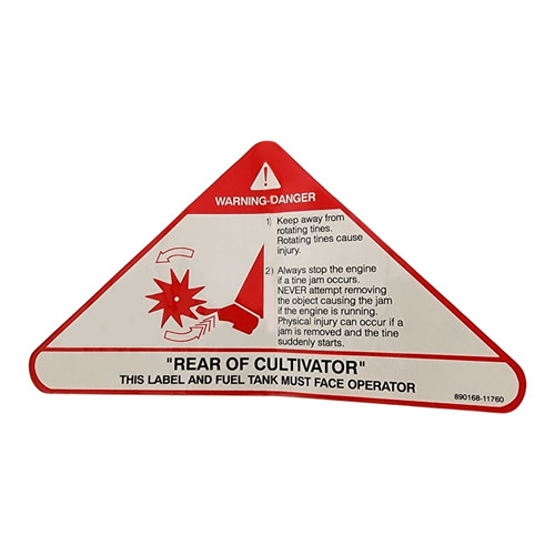 ECHO 89016811760 - LABEL CAUTION - Image 1