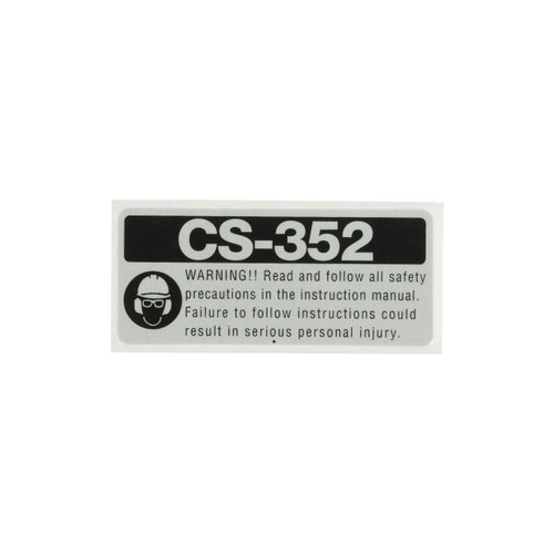 ECHO X503010400 - LABEL CS-352