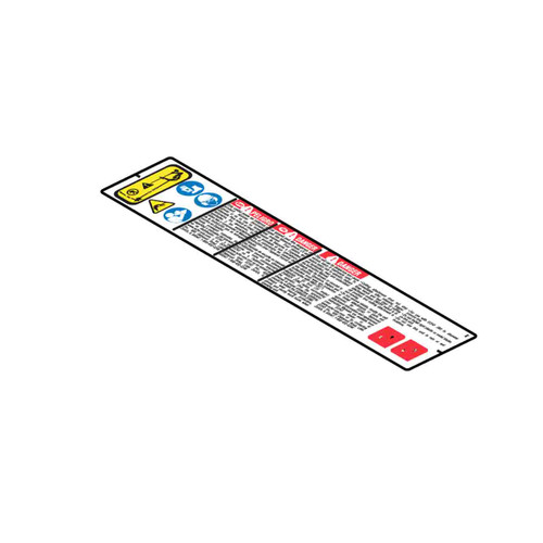 ECHO X505007770 - LABEL CAUTION