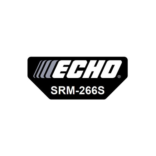 ECHO X547001980 - LABEL MODEL SRM-266S - Image 1