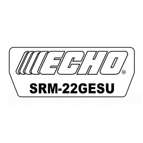 ECHO X547002270 - LABEL MODEL SRM-22GESU