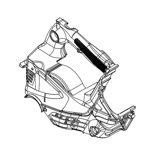 ECHO A539000481 - HOUSING MOTOR (LEFT) - Image 1