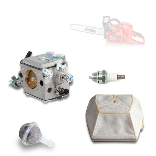 SHINDAIWA 600XL COMPLETE CARBURETOR AIR-OIL FILTERS SPARK PLUG KIT OEM