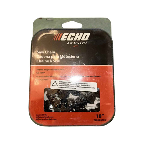 ECHO 72LGX64CQ - 18" CHAIN