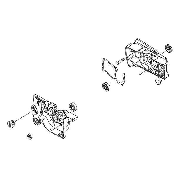 ECHO P021006690 - CRANKCASE SET