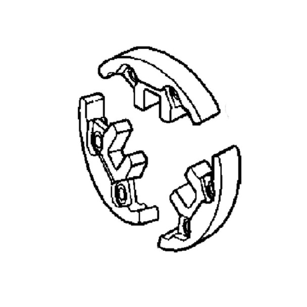 ECHO P021007790 - CLUTCH SHOES QTY. 3