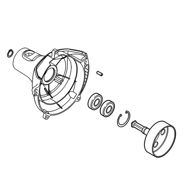 ECHO P021013840 - COVER ASSY FAN