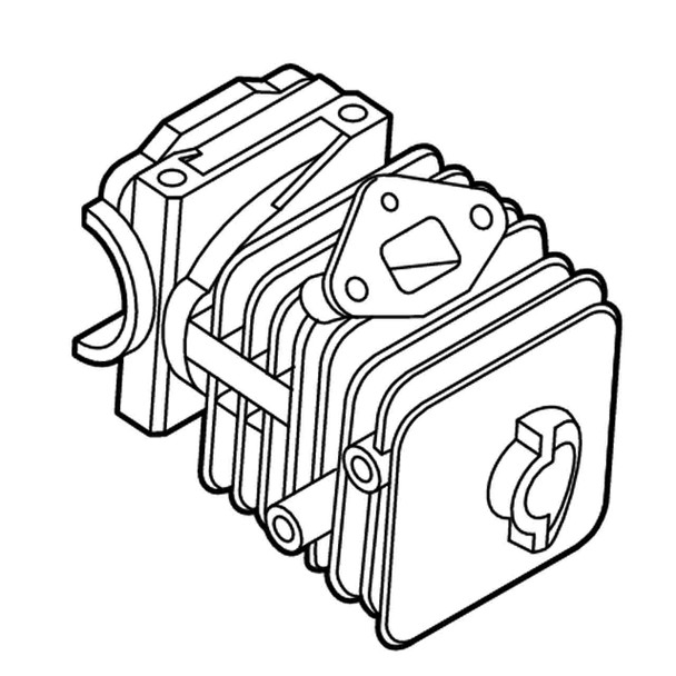 ECHO P021038050 - CYLINDER/CRANKCASE ASSY