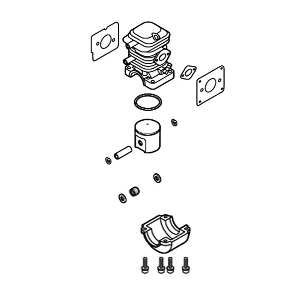 ECHO SB1114 - SHORT BLOCK CS-370 W/CARB ECHO SB1114 - SHORT BLOCK CS-370 W/CARB