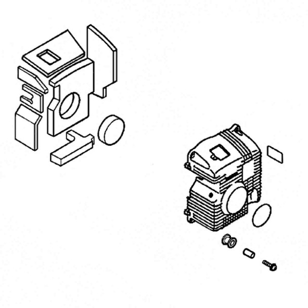 ECHO 10400321263 - ENGINE COVER KIT