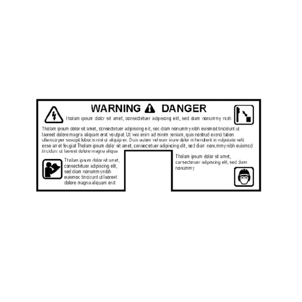 ECHO 89018721560 - LABEL CAUTION