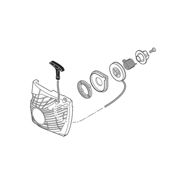 ECHO A051001451 - STARTER RECOIL 402S