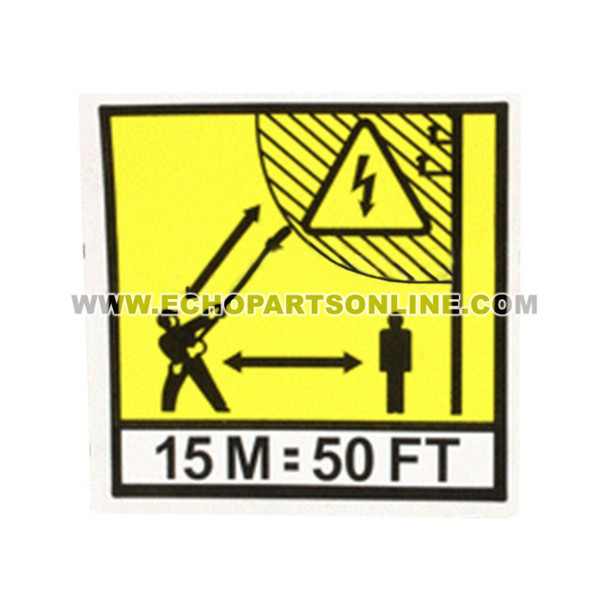 ECHO X505002372 - LABEL CAUTION