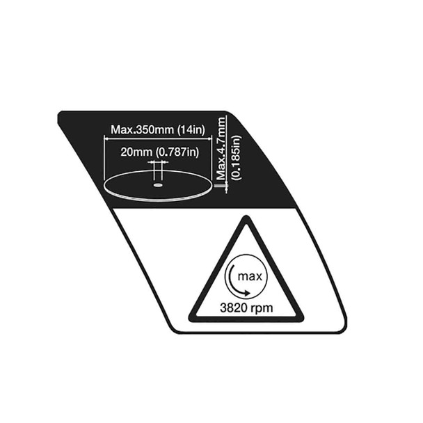 ECHO X505010440 - LABEL CAUTION