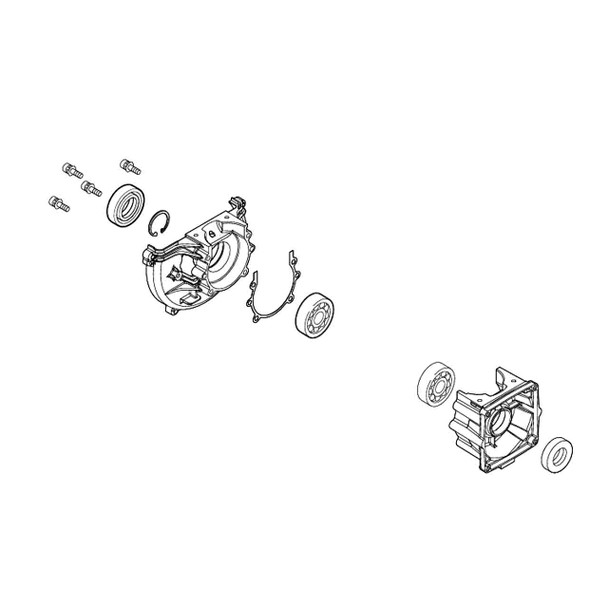ECHO P100007970 - CRANKCASE SET