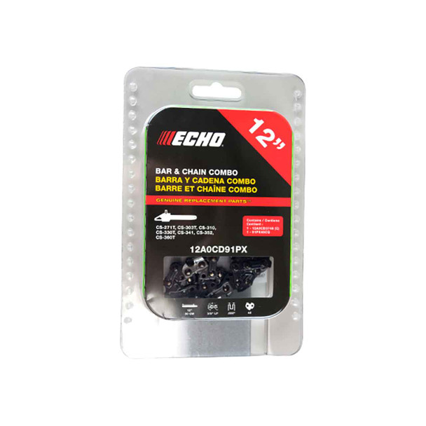 12A0CD91PX Bar & Chain Combo 12A0CD3745C/91PX45CQ - ECHO Genuine OEM Part