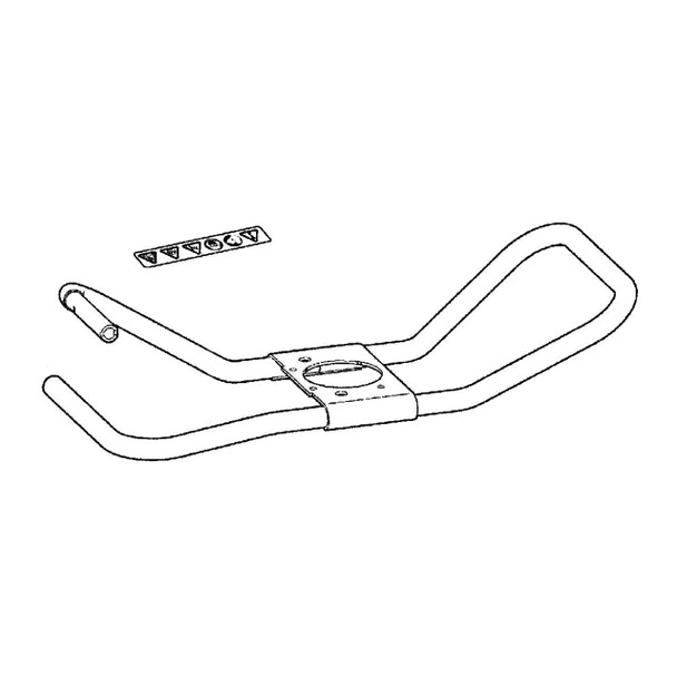 ECHO C080000001 - HANDLE W/LABEL EA-400/510 ECHO C080000001 - HANDLE W/LABEL EA-400/510