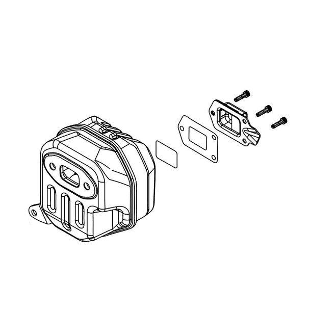 ECHO P100000070 - MUFFLER ASY